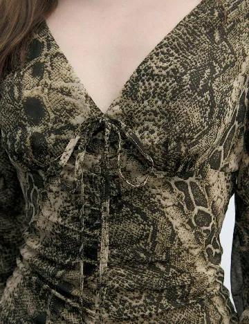 Rochie scurta SHEIN, verde Verde