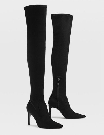 Cizme Stradivarius, negru