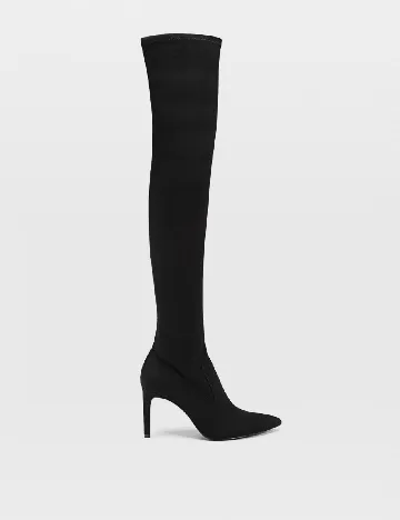 Cizme Stradivarius, negru Negru