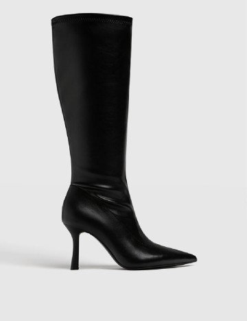 Cizme Stradivarius, negru