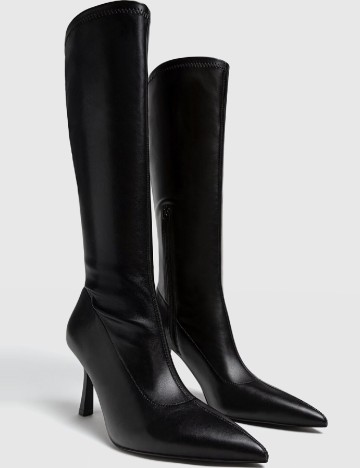 Cizme Stradivarius, negru
