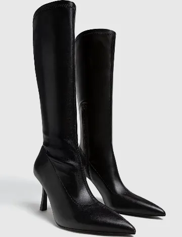 Cizme Stradivarius, negru Negru