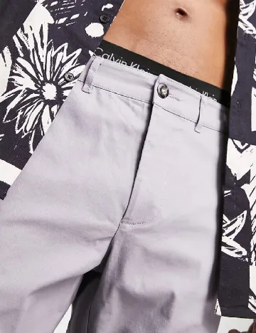 Set Pantaloni scurti 2 perechi ASOS, negru/gri Gri