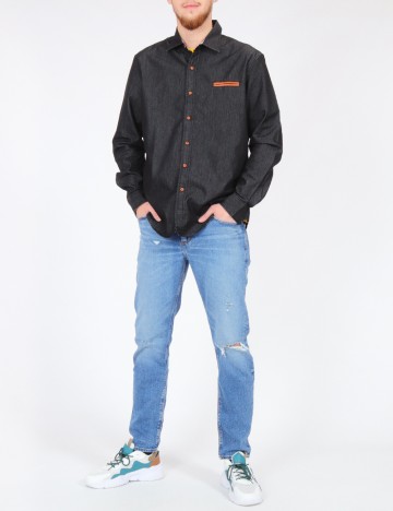 Camasa COOFANDY, negru