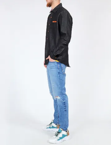 Camasa COOFANDY, negru Negru
