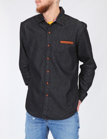 Camasa COOFANDY, negru