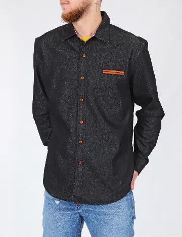 Camasa COOFANDY, negru Negru