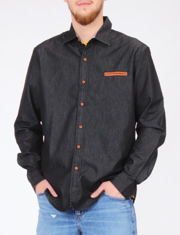 Camasa COOFANDY, negru