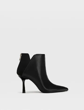 Botine Stradivarius, negru Negru