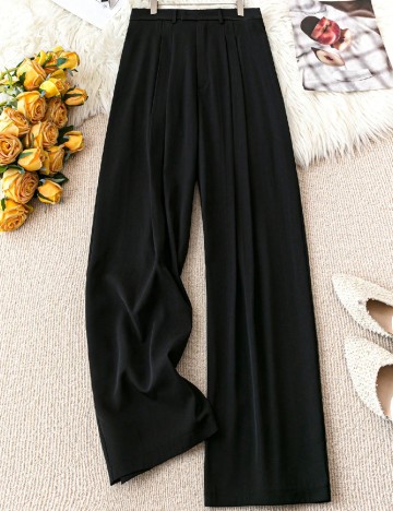 Pantaloni SHEIN CURVE, negru