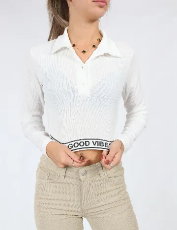 Bluza SHEIN, alb Alb