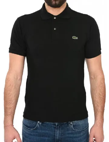 Tricou Lacoste, negru Negru