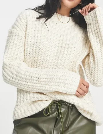 Pulover ASOS, crem Crem
