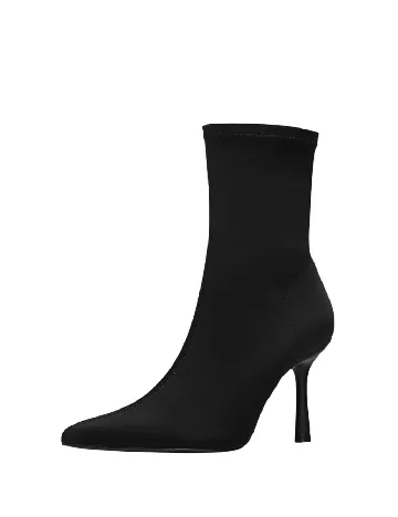 Botine Stradivarius, negru Negru