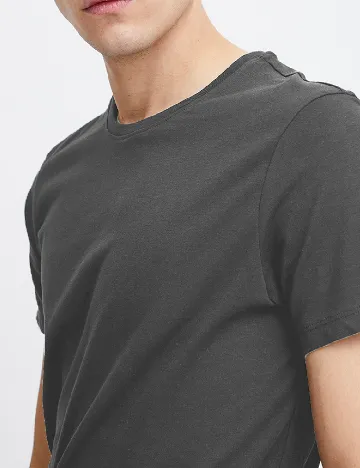 Tricou Casual Friday, gri Gri