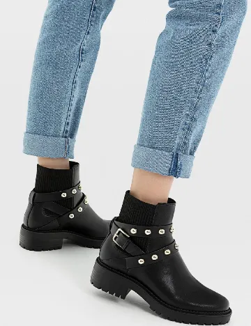 Ghete Stradivarius, negru Negru