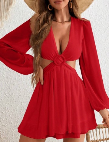 Rochie scurta SHEIN, rosu