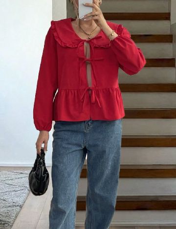 Bluza SHEIN, rosu