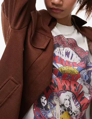Jacheta Top Shop, maro Maro