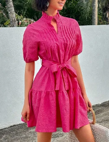 Rochie scurta SHEIN, roz Roz