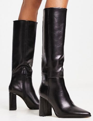 Cizme Stradivarius, negru