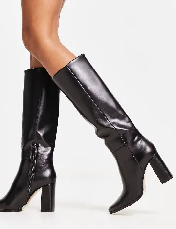 Cizme Stradivarius, negru Negru