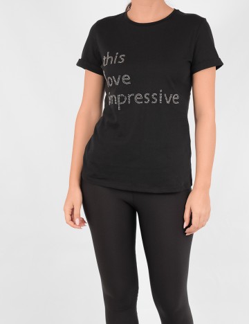 Tricou Motivi, negru