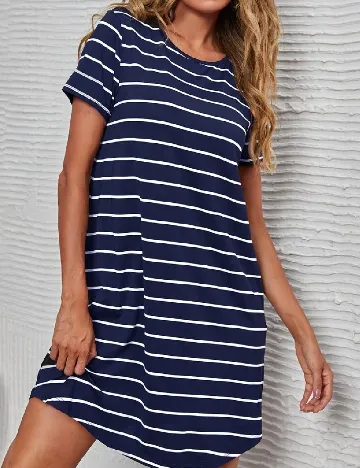 Rochie scurta SHEIN, bleumarin Albastru