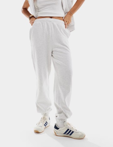 Pantaloni ASOS, gri deschis