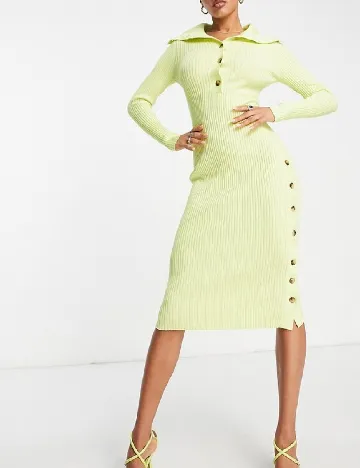 Rochie medie Aria Cove, verde Verde
