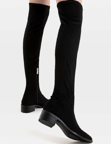 Cizme Stradivarius, negru
