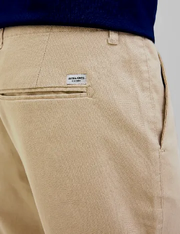 Pantaloni scurti Jack&Jones, maro deschis Maro