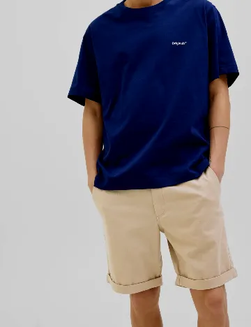 Pantaloni scurti Jack&Jones, maro deschis Maro