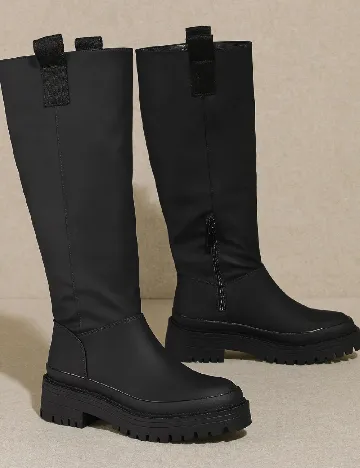 Cizme Stradivarius, negru Negru
