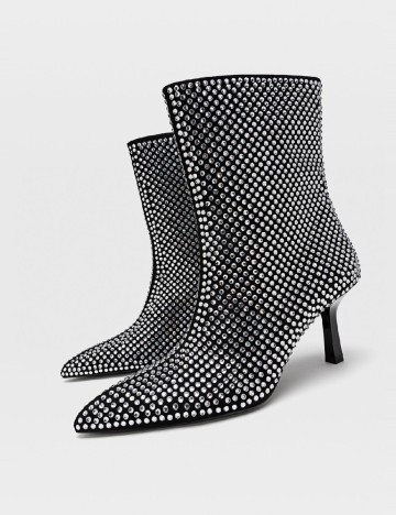 Botine Stradivarius, negru