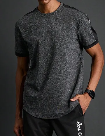 Tricou SHEIN, gri inchis Gri