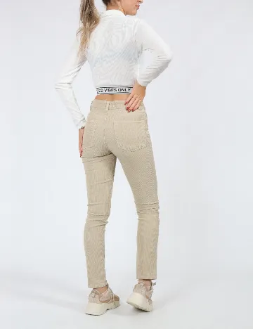 Pantaloni ASOS, bej Crem
