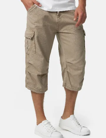 Pantaloni scurti INDICODE, crem Crem