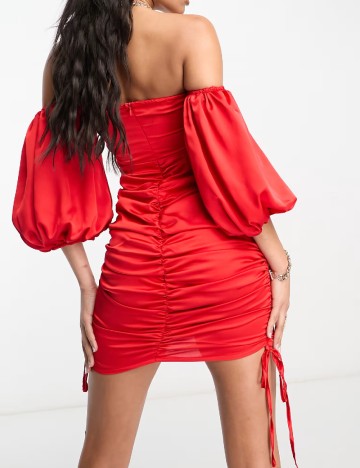 Rochie scurta Parisian, rosu