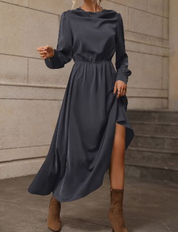 Rochie lunga SHEIN, gri