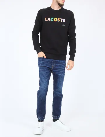 Bluza Lacoste, negru Negru