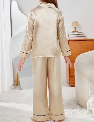 Pijama Shein Kids, crem Crem