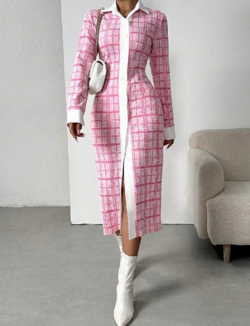 Rochie medie SHEIN, roz