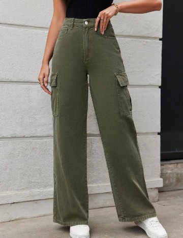 Blugi SHEIN, verde