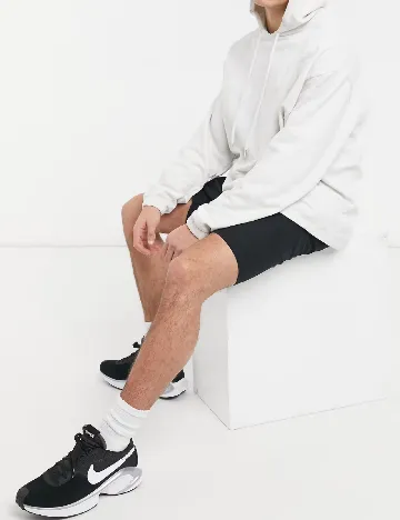 Pantaloni scurti ASOS, negru Negru