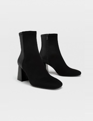 Botine Stradivarius, negru