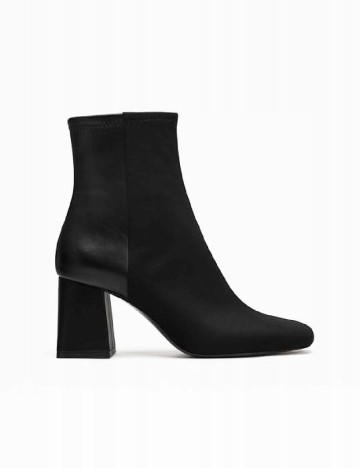 Botine Stradivarius, negru