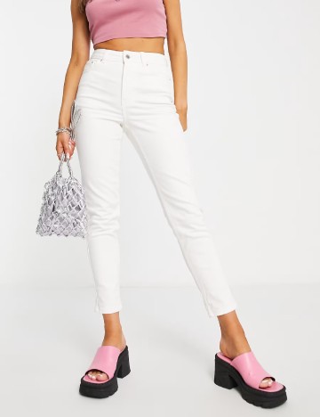 Blugi Top Shop, alb