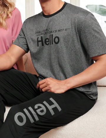 Pijama SHEIN, negru
