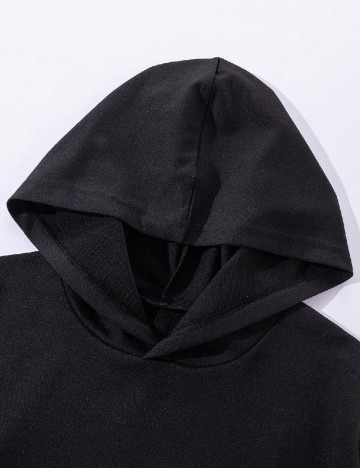 Hanorac Shein Kids, negru